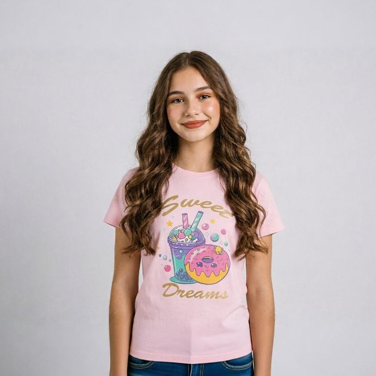 Pink T-Shirt Close View